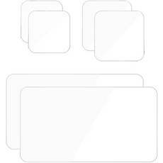 SPACE SHIELD GOPRO螢幕保護膜 2入+相機鏡頭保護膜 2入+顯示器螢幕保護膜 2入組, 1套, Gopro 英雄 10 / 9