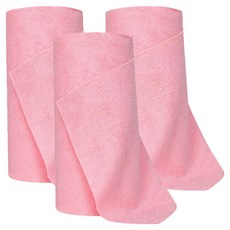 Monopoly 超細纖維可水洗抹布毛巾 粉紅色, 3個, 20入