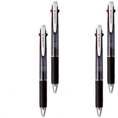 三菱UNI SXE3400-07三色自動溜溜筆-黑, 4個