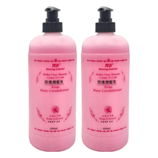 Shining Colorful 閃彩 潤髮乳 玫瑰, 1L, 2入