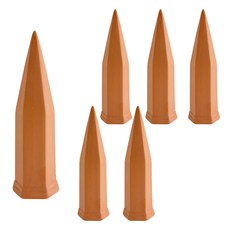 蕉蕉購物 濕度管理紅陶滲水自動澆花器, 1組, 橘色