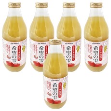 JA 青森農協 希望的雫蘋果汁, 1L, 5瓶