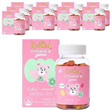 Knotted 維他命D軟糖 蘋果&檸檬口味, 150g, 10個