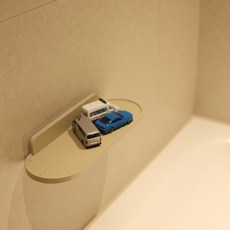 뉴앤룩 부착형 주방 욕실 미니선반 트레이, 베이지, 1개