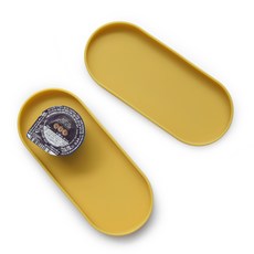 Reborn.J Silysili矽膠托盤 2入, 芥末黃