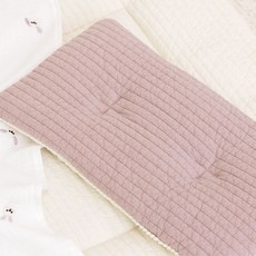 바미블랑 유아용 반전매력 낮은베개 + 블랭킷 세트, 인디핑크(낮은베개), 달토끼(블랭킷)