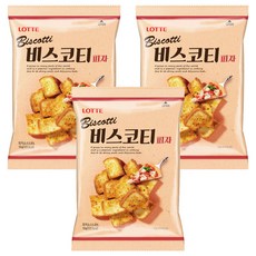 LOTTE 樂天 披薩口味麵包餅, 70g, 3包