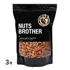 너츠브라더 생 아몬드, 1kg, 3개