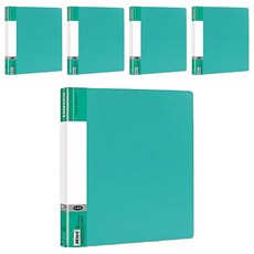 Data Line 左上板夾 + 右中強力夾 dl_06103c A4, 綠色, 5入