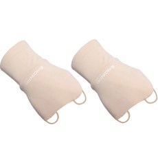 INCONTRO 防紫外線高爾夫右手穿戴 2件手背套組, 杏色