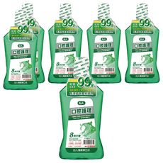 T.KI 白人 台灣公司貨 清新漱口水, 720ml, 6瓶