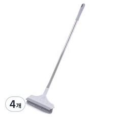 소르트잇 角落縫隙2in1浴室地板廁所清潔刷, 白色, 4個