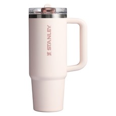 STANLEY 台灣公司貨 防漏吸管隨手杯, 山櫻粉, 1個, 880ml