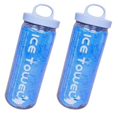 For You Living 游泳池運動濕毛巾 66 x 43 cm, 藍色, 2個