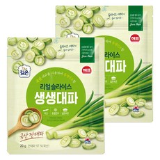 해표 리얼슬라이스 생생대파, 20g, 2개