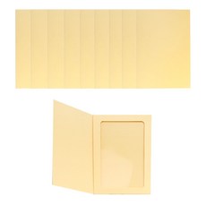 sewoose 高級紙相框 卡片式 17.7 x 12.7 cm, 黃色, 10個