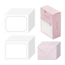 空白薰衣草留言卡信封組, 薰衣草色, 1set