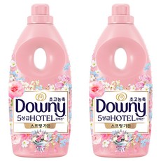 다우니 초고농축 호텔 컬렉션 섬유유연제 스프링 가든 본품, 1L, 1개입, 2개