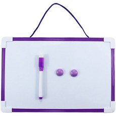 클리니스 미니 칠판 + 펜 + 자석 2p 세트 퍼플, PVC