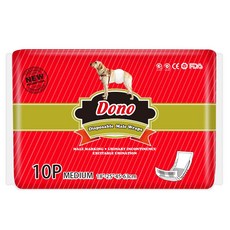 도노 수컷 강아지 기저귀, 중형, 10개입, 1개