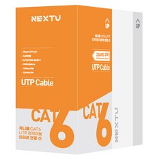 Nextu 케니롤 CAT6 UTP Giga網路線, 1個, 藍色, 100m