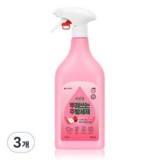 자연퐁 뿌려쓰는 주방세제 용기형 애플향, 750ml, 3개