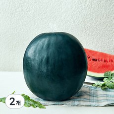 흑미 11brix 수박, 5kg 이상, 2개