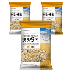 대구농산 황금비율의 간편한 조리 영양 9곡, 4kg, 3개