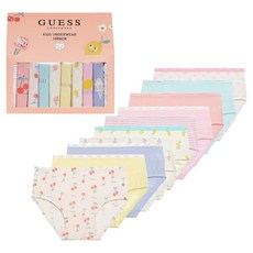 GUESS UNDERWEAR 女童學生三角內褲10件組