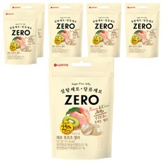 LOTTE 樂天 Zero水果軟糖, 6包, 52g