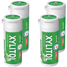XYLITOL 木糖醇無糖口香糖 - 萊姆薄荷風味, 26.1g, 4罐