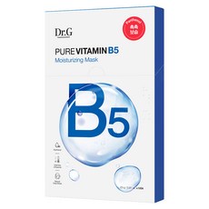 Dr.G 維他命B5保濕面膜, 5片, 1盒