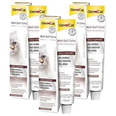 Gim Cat 俊寶俊喵 化毛膏專業版, 含天然芳香麥芽 蔬菜油及大量纖維質, 100g, 3條, ANTI-HAIRBALL EASY DIGESTION WELL-BEING