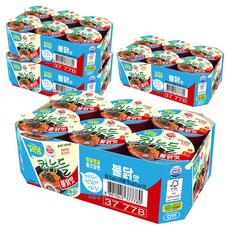 오뚜기 LIGHT&JOY 저당 컵누들 불닭맛 42g, 24개