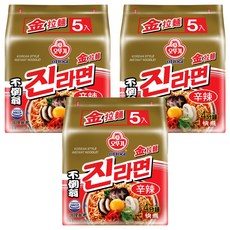 OTTOGI 不倒翁 金拉麵 辣味 120g, 15包