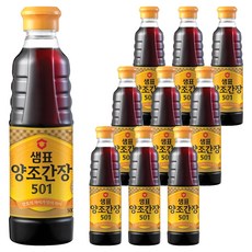샘표 양조간장 501, 500ml, 10개