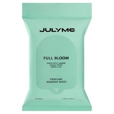 JUL7ME 香氛爽身濕巾 Full Bloom 20片入, 1個, 20g