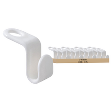 小麥購物 日式衣架連接掛勾 L2208, 60個, 白色