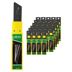 DADA SK 高強度 0.5T 大型美工刀片 黑色 10p, 30個