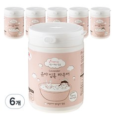 비지엔젤 유아 입욕파우더 라벤더, 500g, 6개