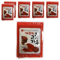 햇살나래 깨끗한 고춧가루, 100g, 6개