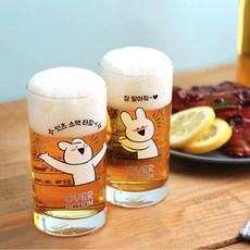 오버액션 소맥잔 2p 세트, 1세트