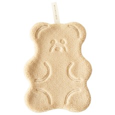 小熊軟糖造型擦手巾 22.5 x 17.5cm 柔軟吸水速乾, 1條