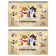Sunny 三瑩文具 剪貼素描本 柴之助 SB-848B, 8開, 20張, 2本