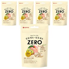 LOTTE 樂天 Zero水果軟糖, 5包, 52g