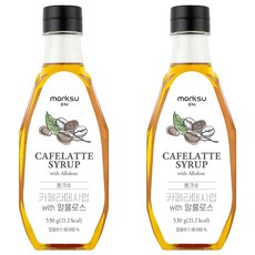 몽크슈 카페라떼 시럽 WITH 알룰로스, 530g, 2개