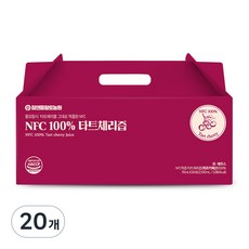 참앤들황토농원 NFC착즙 타트체리주스, 2.1L, 20개