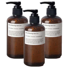 Lazy Socíety 積雪草刮鬍凝露, 250ml, 3瓶