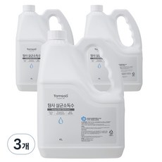 Tamsaa 除臭清淨噴霧補充瓶, 4L, 3個