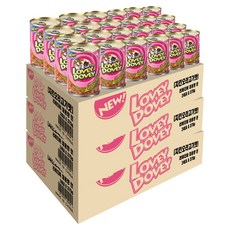 러비더비 강아지 간식캔, 혼합맛(치킨/오리고기), 375g, 72개